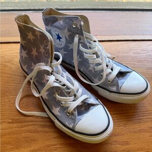 Converse Chuck Taylor All Star Mirage Gray Canvas Hi High Tops Sneakers 9